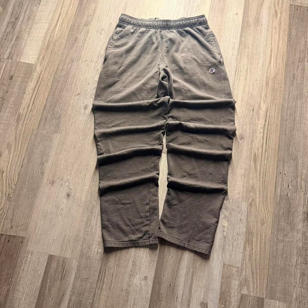 Champion Baggy Vintage Sweatpants Grey Wide Leg
